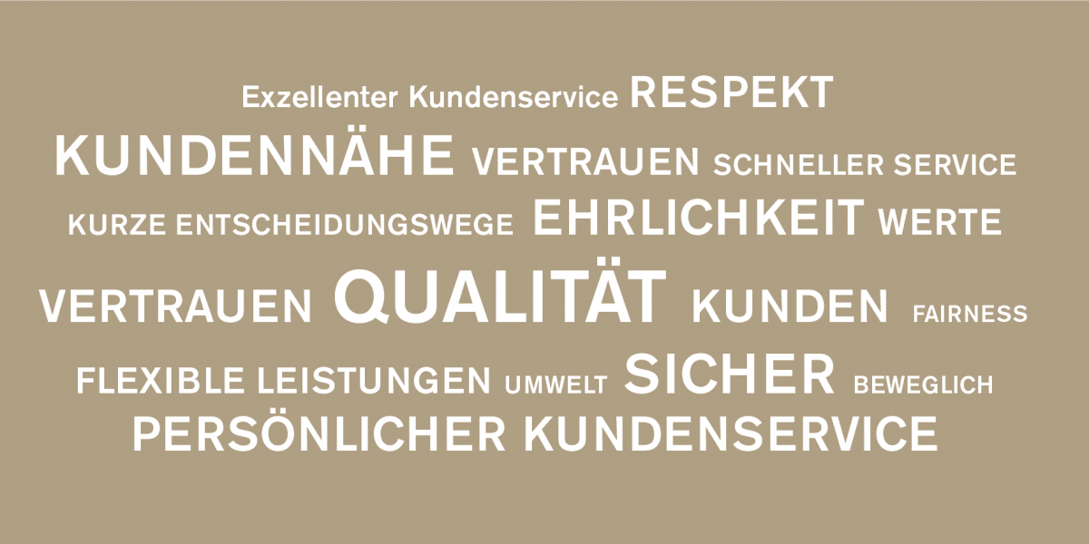Unsere Werte Unsere Werte